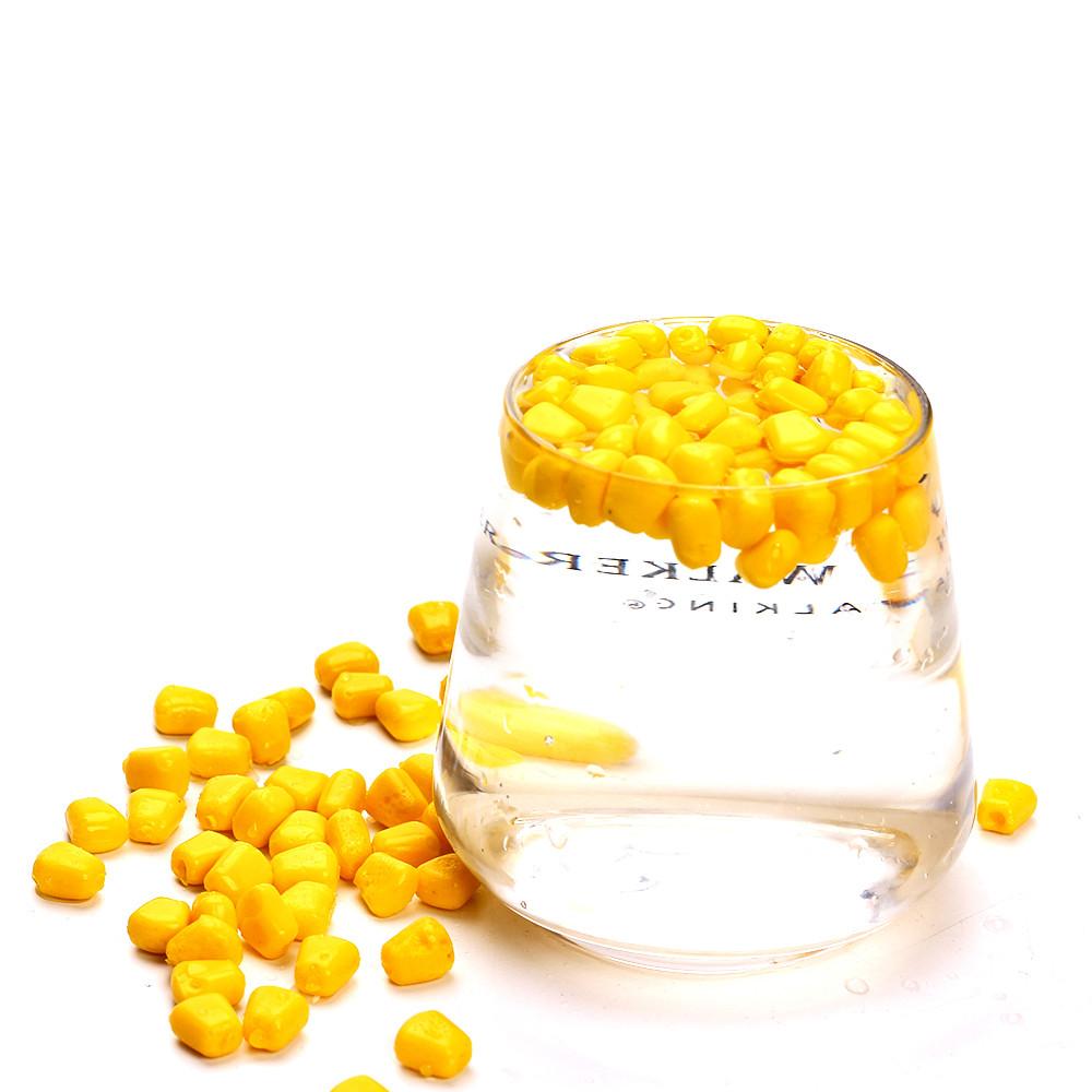 Плавающие приманки Мягкая пластиковая приманка Искусственная рыболовная приманка Кукуруза Запах приманки Всплывающая кукуруза Кукуруза для рыбалки жёлтый